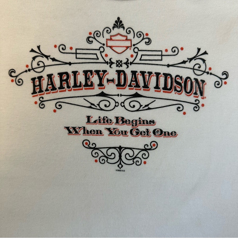 Harley Davidson Women’s Tee Size L Fairbanks, Alaska